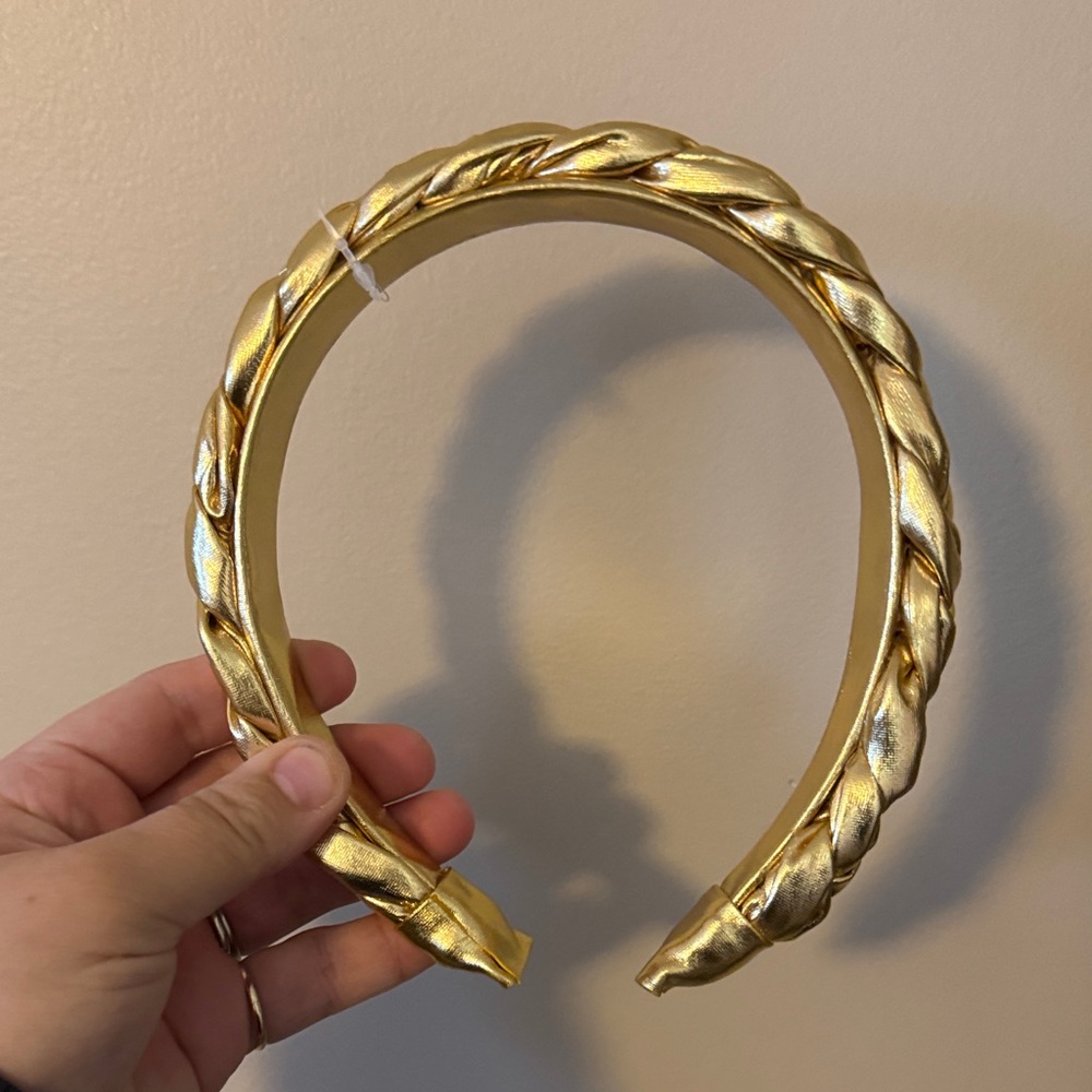 kidpik Gold Braided Headband